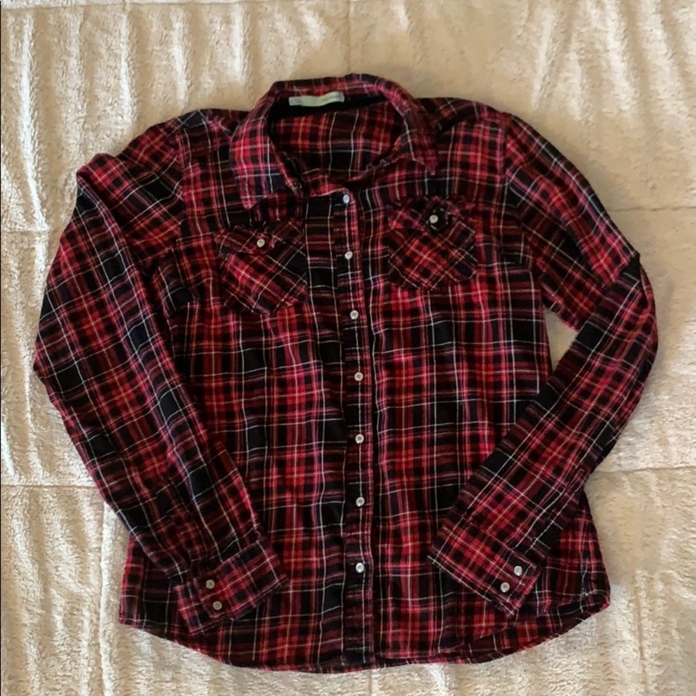 Maurices plaid shirt
